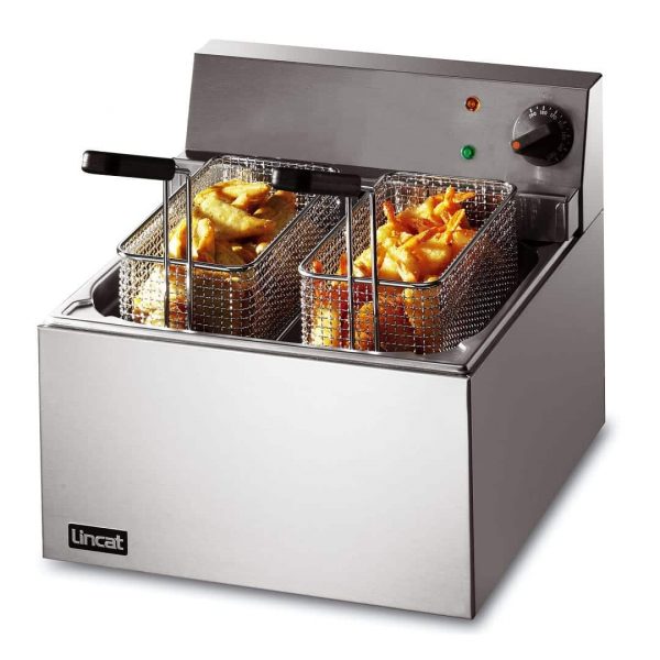 Single Tank Countertop Fryer - Twin Basket